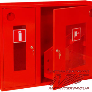 Фото 9 - Шкаф пожарный ШПКО-315 НОК для пожарного крана и огнетушителя.